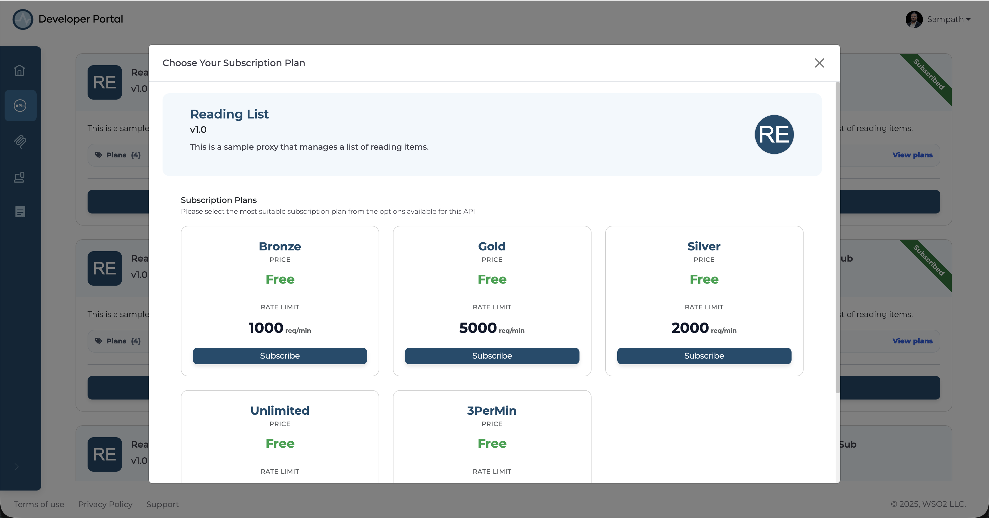 Select Plan to Subscribe
