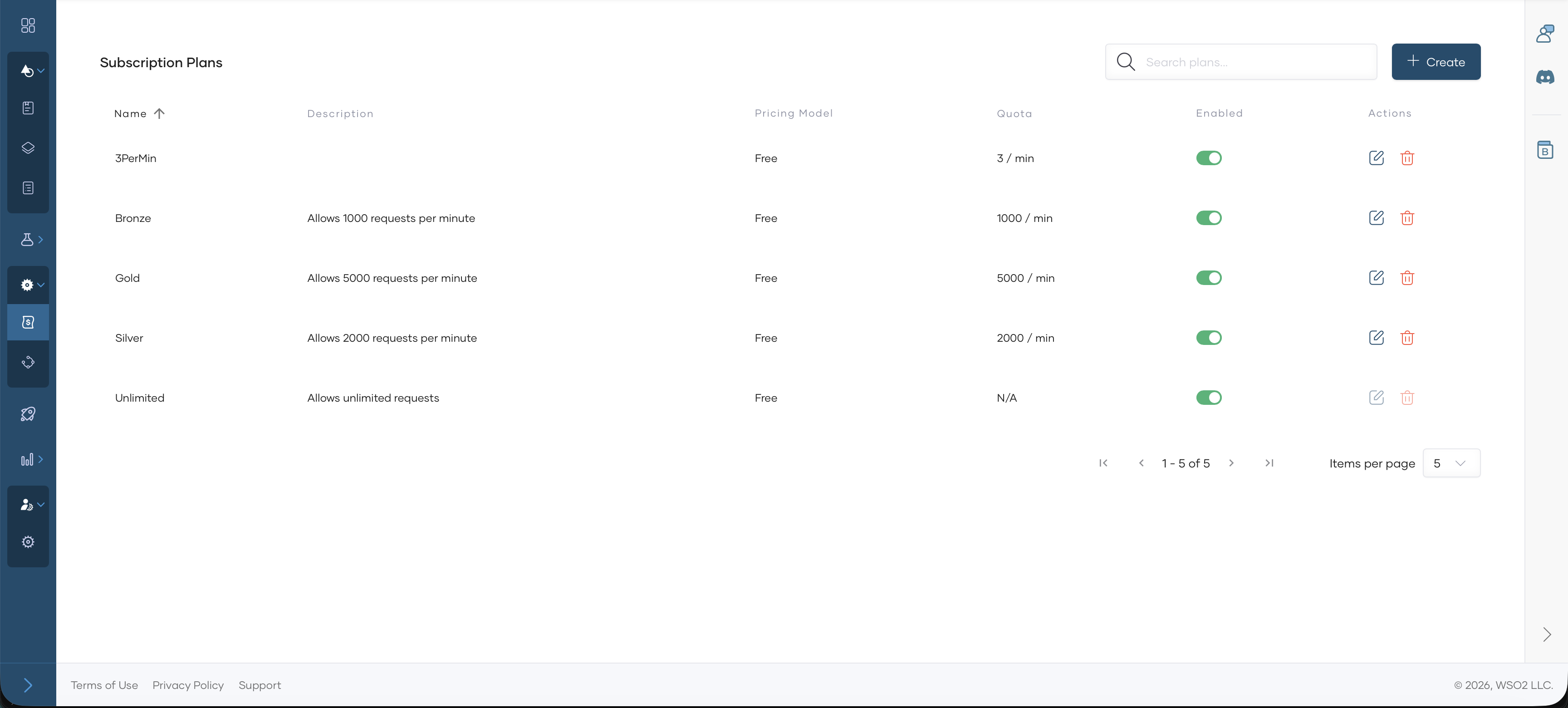 Enable Subscription Plans
